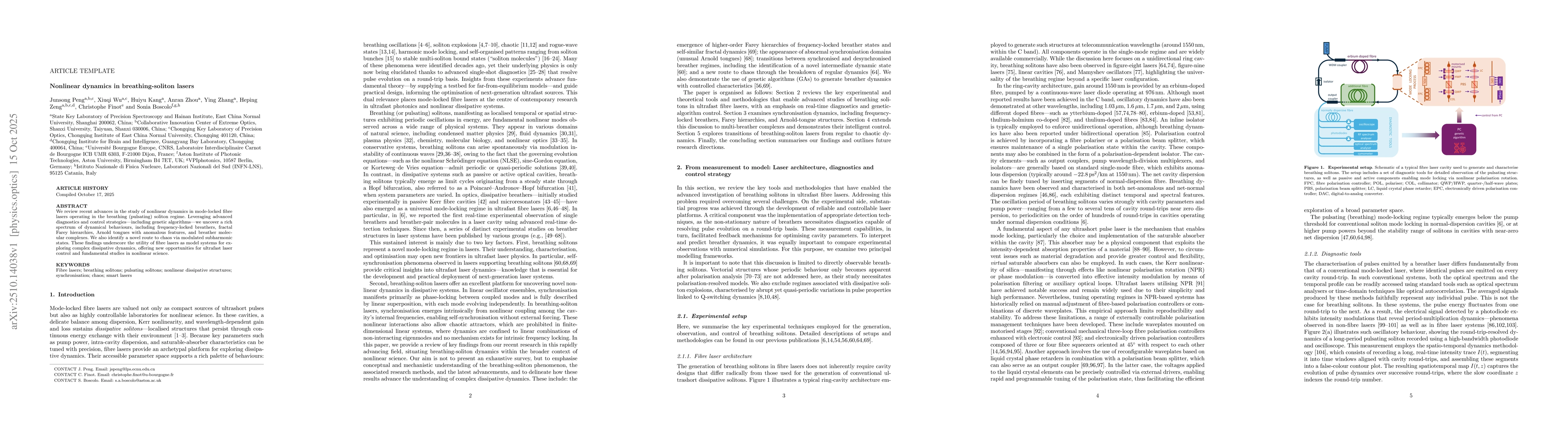 Thumbnail for Nonlinear dynamics in breathing-soliton lasers