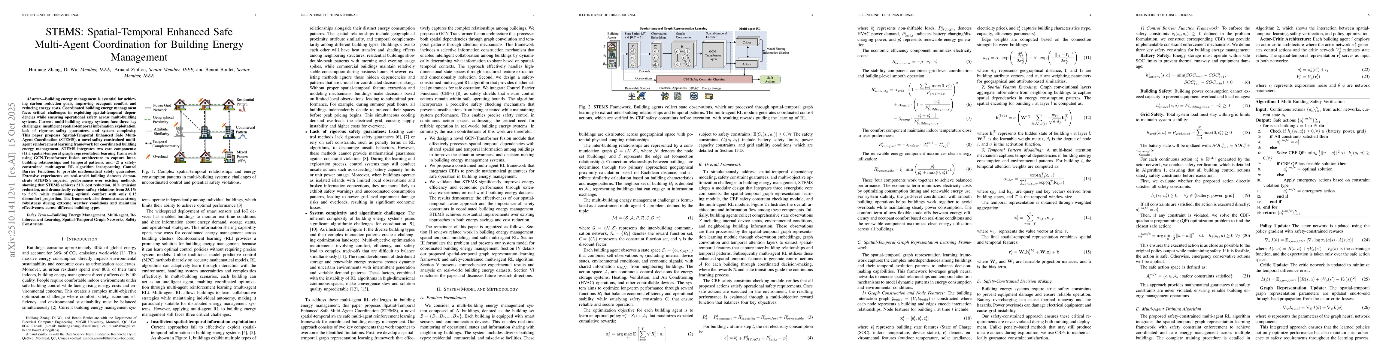 Thumbnail for STEMS: Spatial-Temporal Enhanced Safe Multi-Agent Coordination for
  Building Energy Management