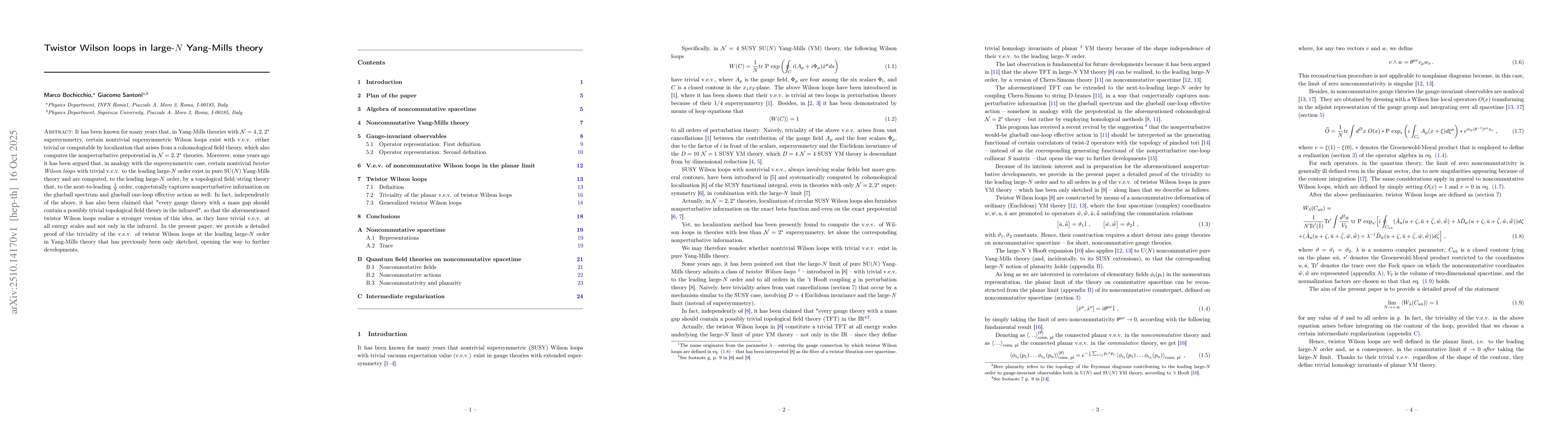 Thumbnail for Twistor Wilson loops in large-$N$ Yang-Mills theory