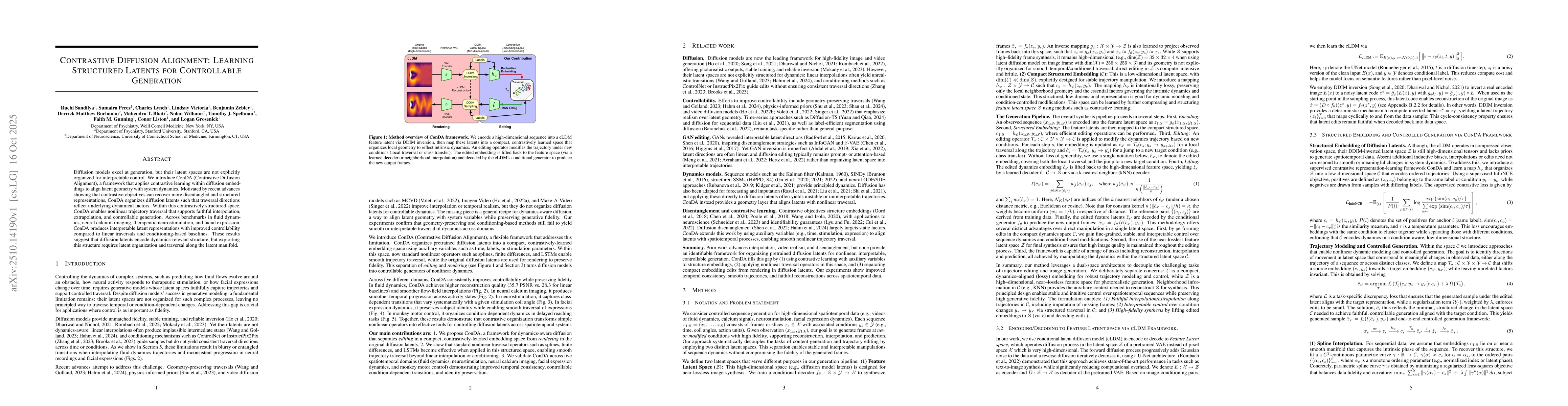 Thumbnail for Contrastive Diffusion Alignment: Learning Structured Latents for
  Controllable Generation