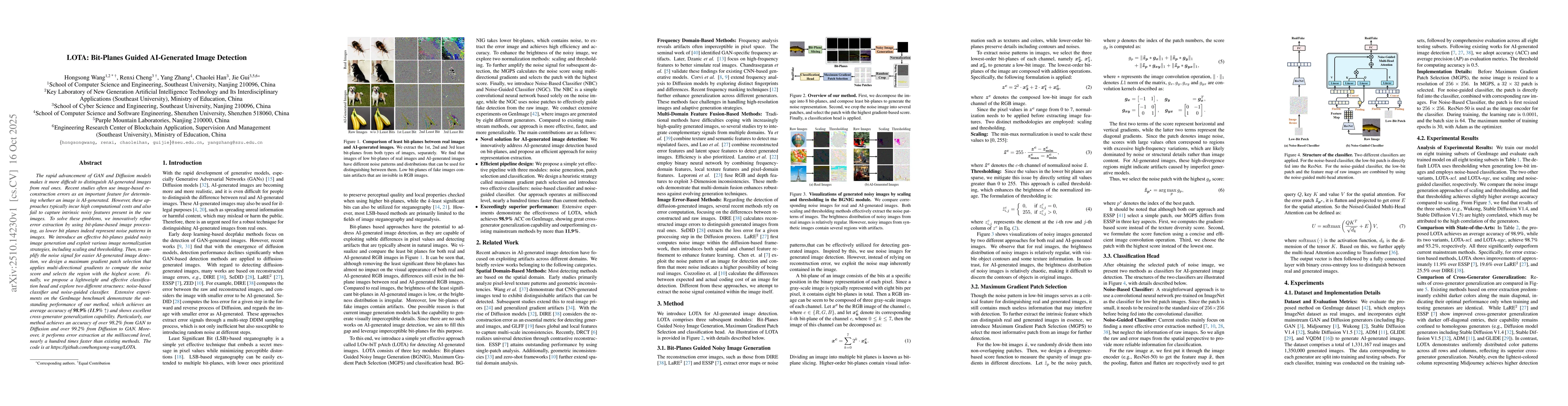 Thumbnail for LOTA: Bit-Planes Guided AI-Generated Image Detection