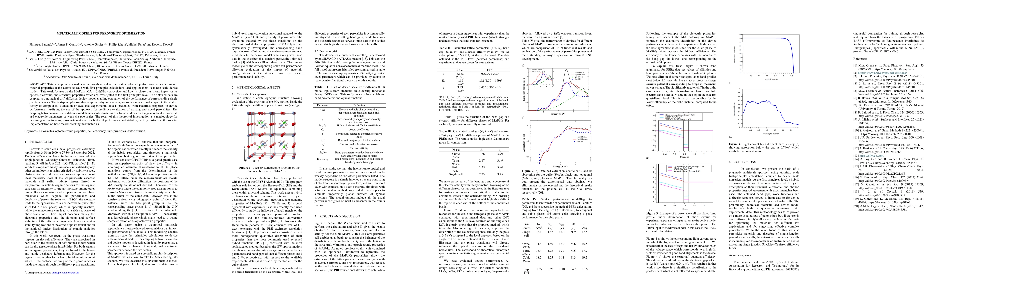 Thumbnail for Multiscale Models For Perovskite Optimisation