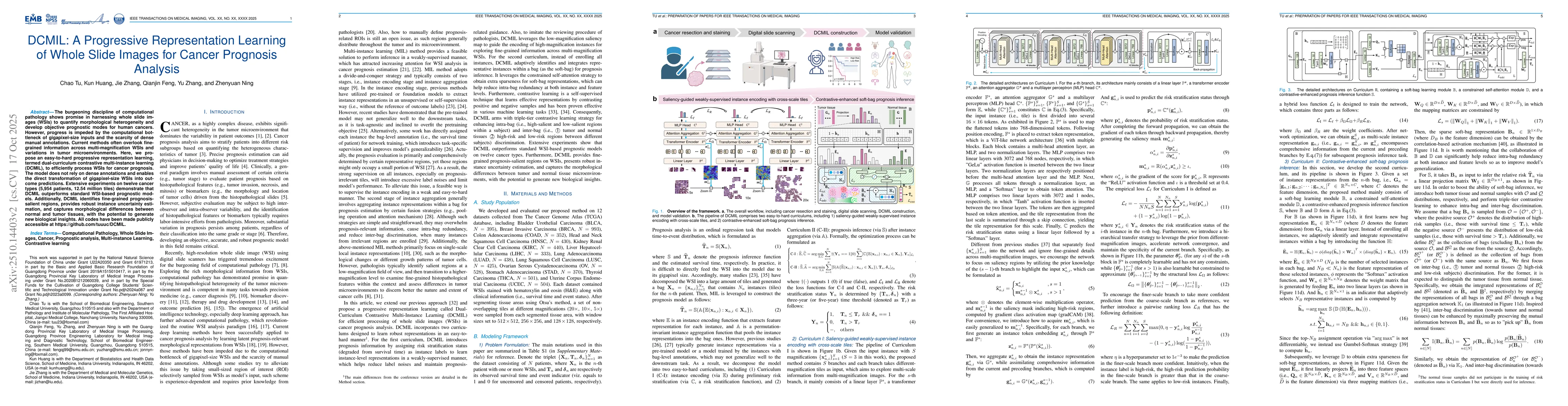 Thumbnail for DCMIL: A Progressive Representation Learning Model of Whole Slide Images
  for Cancer Prognosis Analysis
