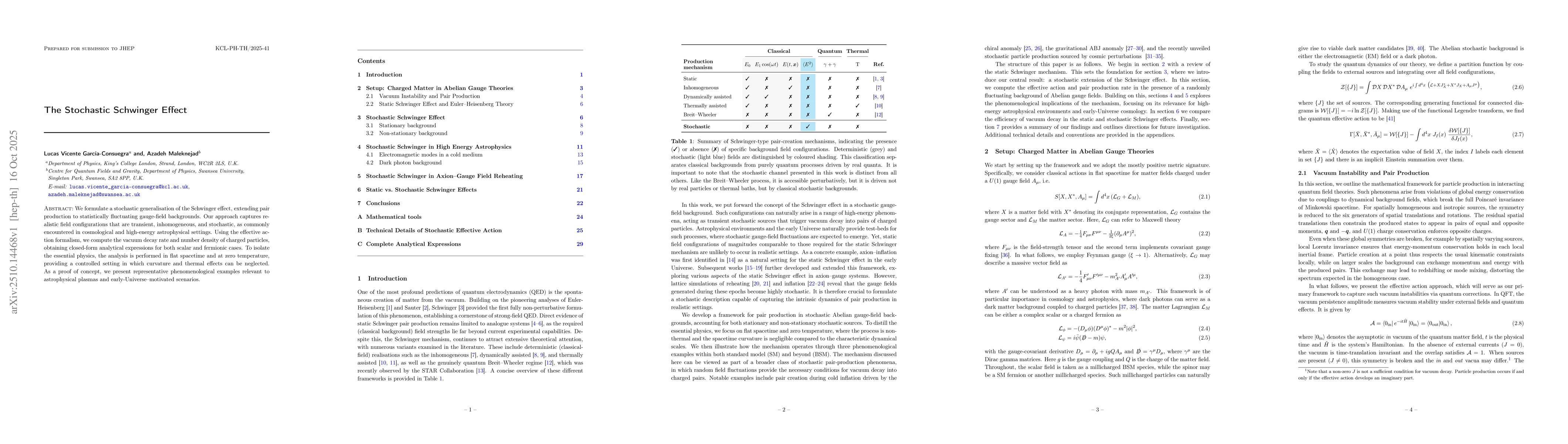 Thumbnail for The Stochastic Schwinger Effect