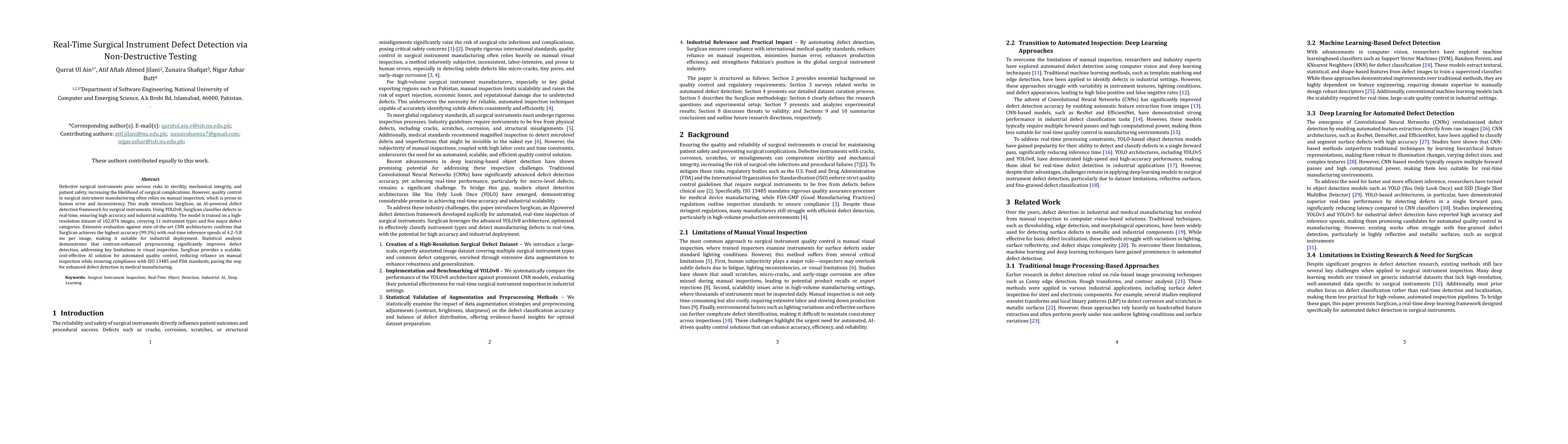 Thumbnail for Real-Time Surgical Instrument Defect Detection via Non-Destructive
  Testing