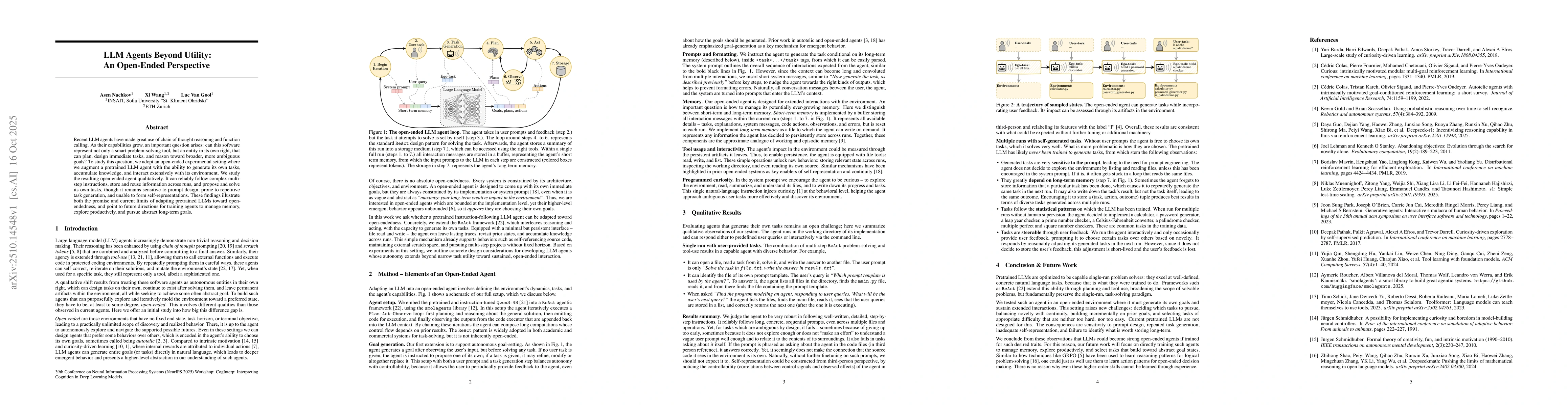 Thumbnail for LLM Agents Beyond Utility: An Open-Ended Perspective