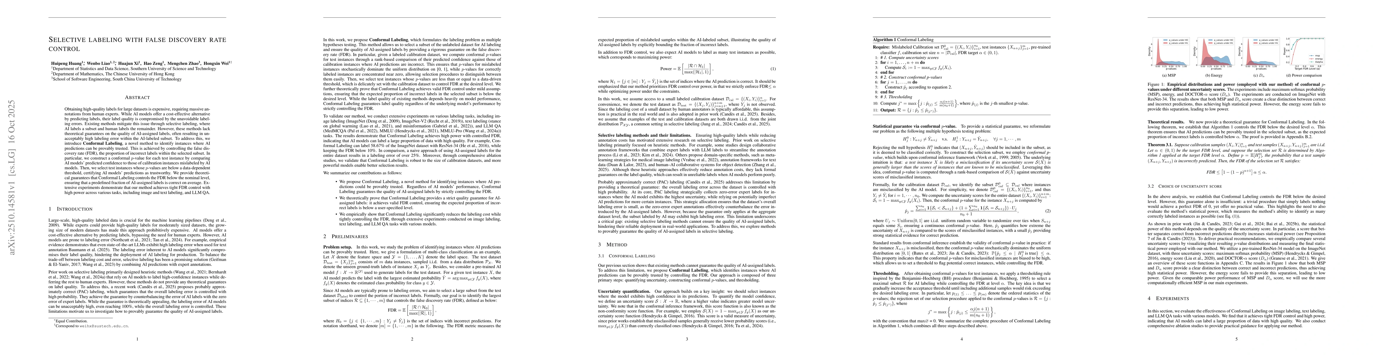 Thumbnail for Selective Labeling with False Discovery Rate Control