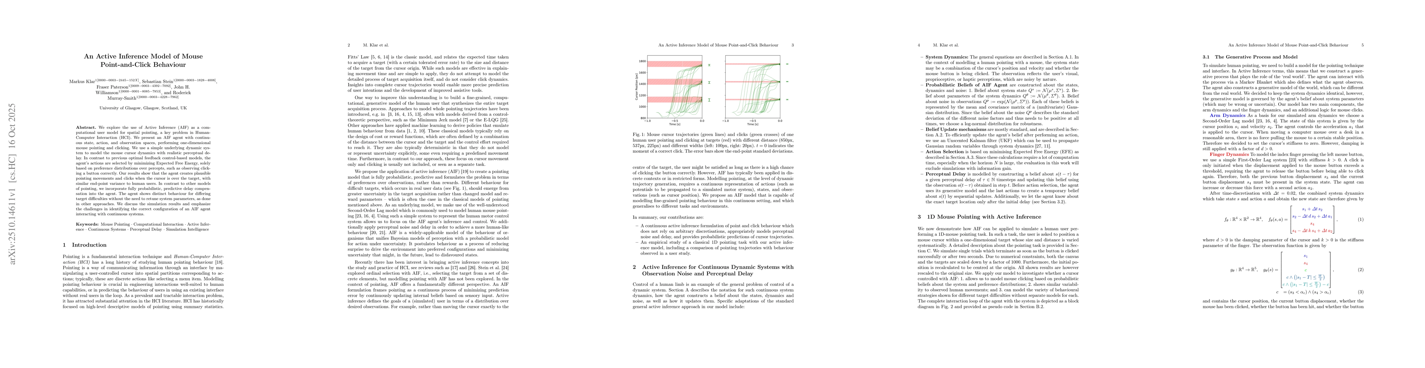 Thumbnail for An Active Inference Model of Mouse Point-and-Click Behaviour