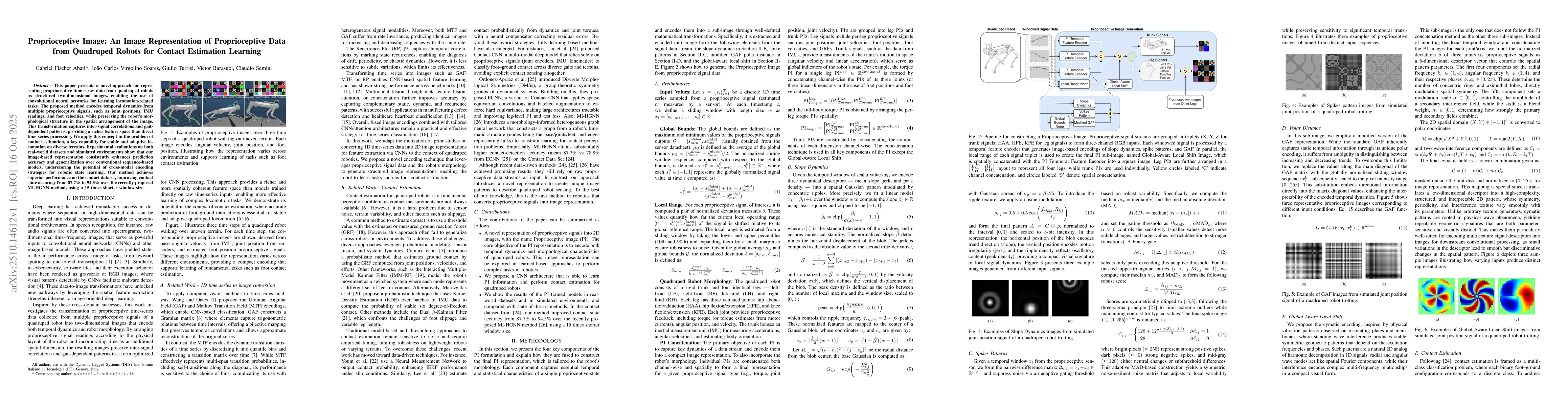 Thumbnail for Proprioceptive Image: An Image Representation of Proprioceptive Data
  from Quadruped Robots for Contact Estimation Learning
