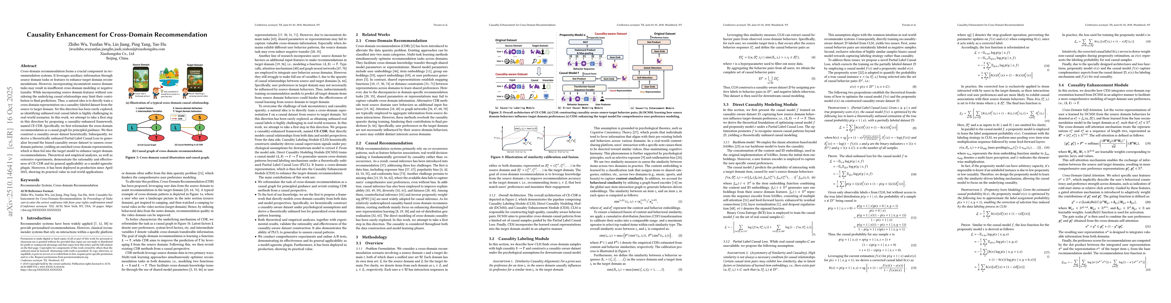 Thumbnail for Causality Enhancement for Cross-Domain Recommendation
