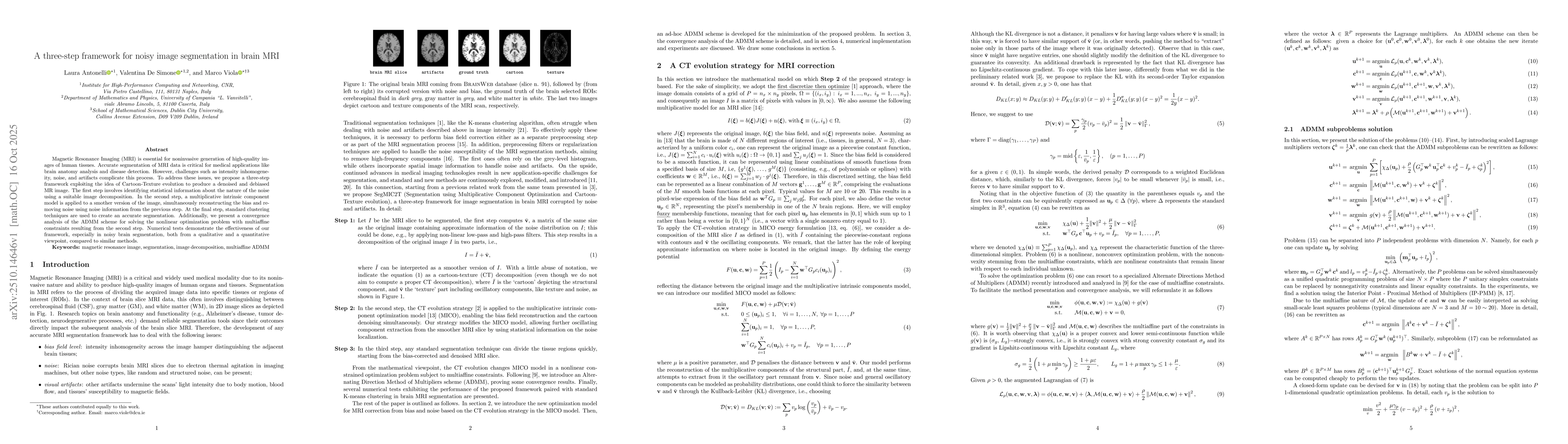 Thumbnail for A three-step framework for noisy image segmentation in brain MRI