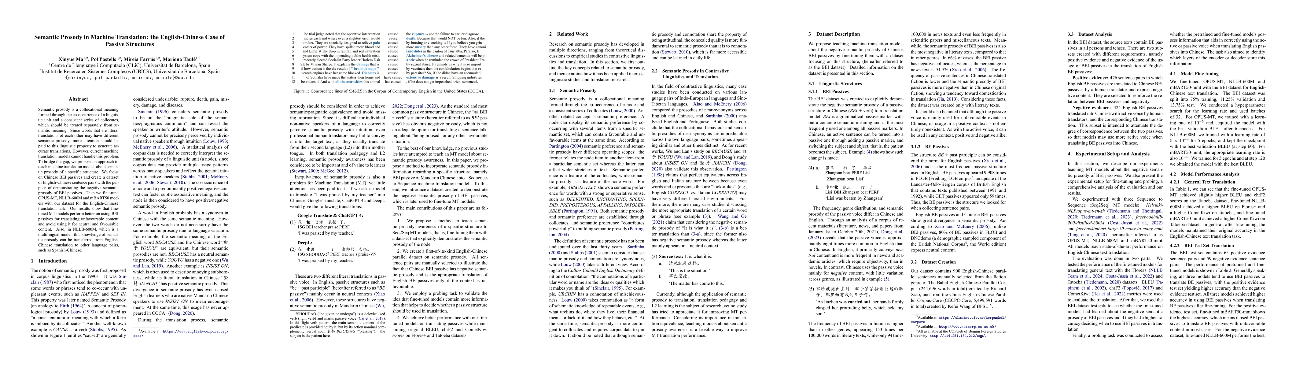 Thumbnail for Semantic Prosody in Machine Translation: the English-Chinese Case of
  Passive Structures