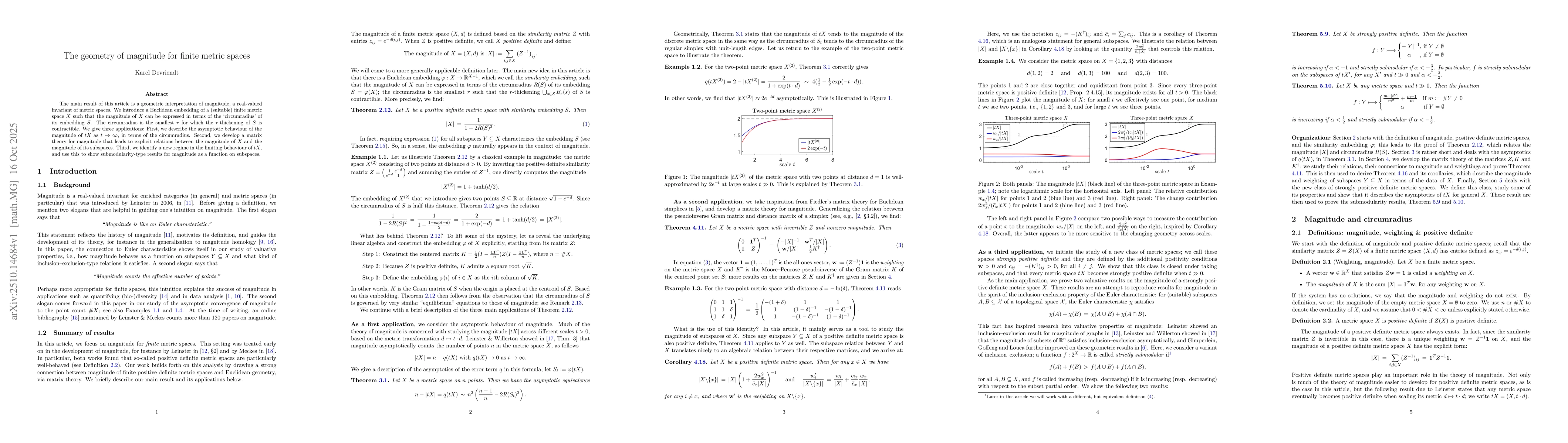 Thumbnail for The geometry of magnitude for finite metric spaces