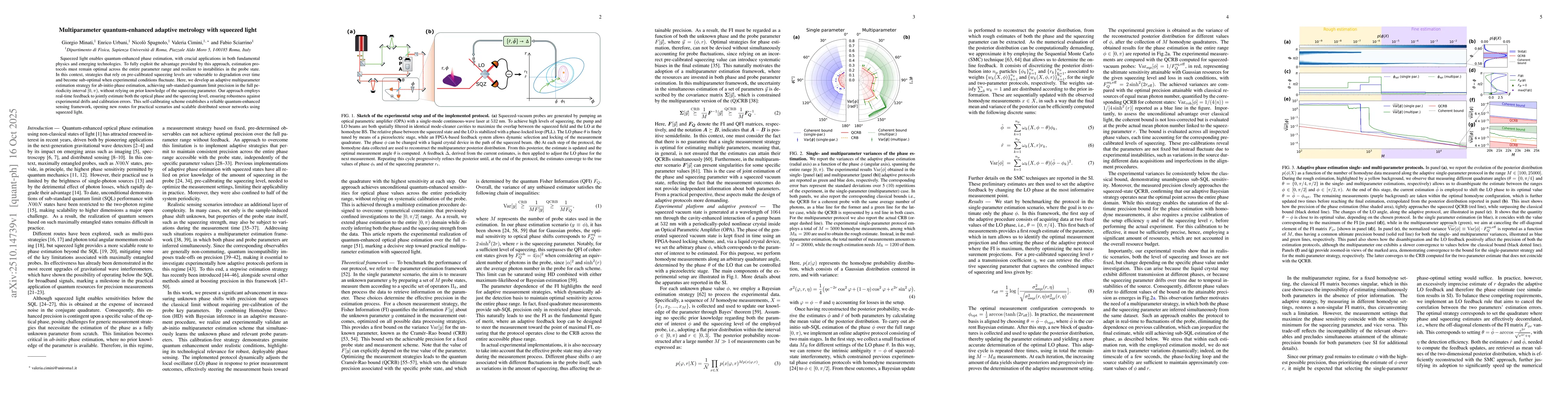 Thumbnail for Multiparameter quantum-enhanced adaptive metrology with squeezed light
