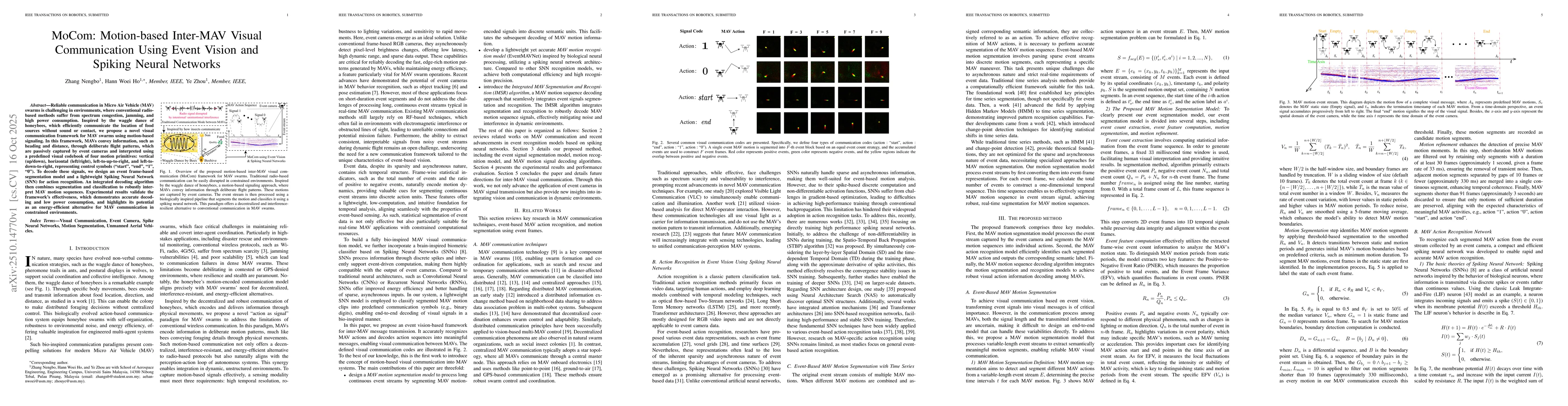 Thumbnail for MoCom: Motion-based Inter-MAV Visual Communication Using Event Vision
  and Spiking Neural Networks