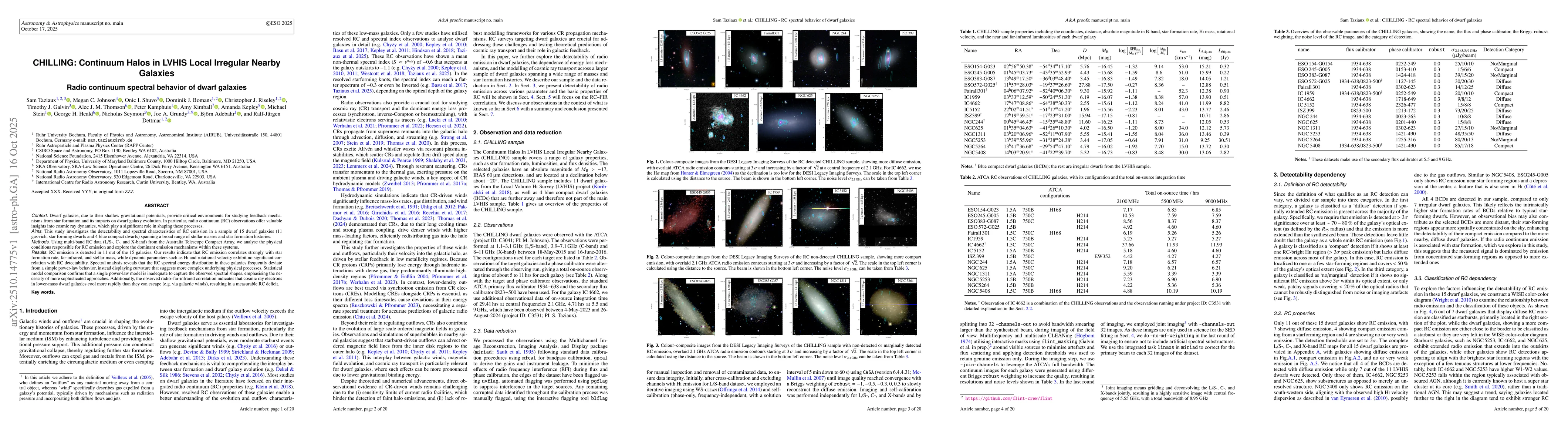 Thumbnail for CHILLING: Continuum Halos in LVHIS Local Irregular Nearby Galaxies -
  Radio continuum spectral behavior of dwarf galaxies