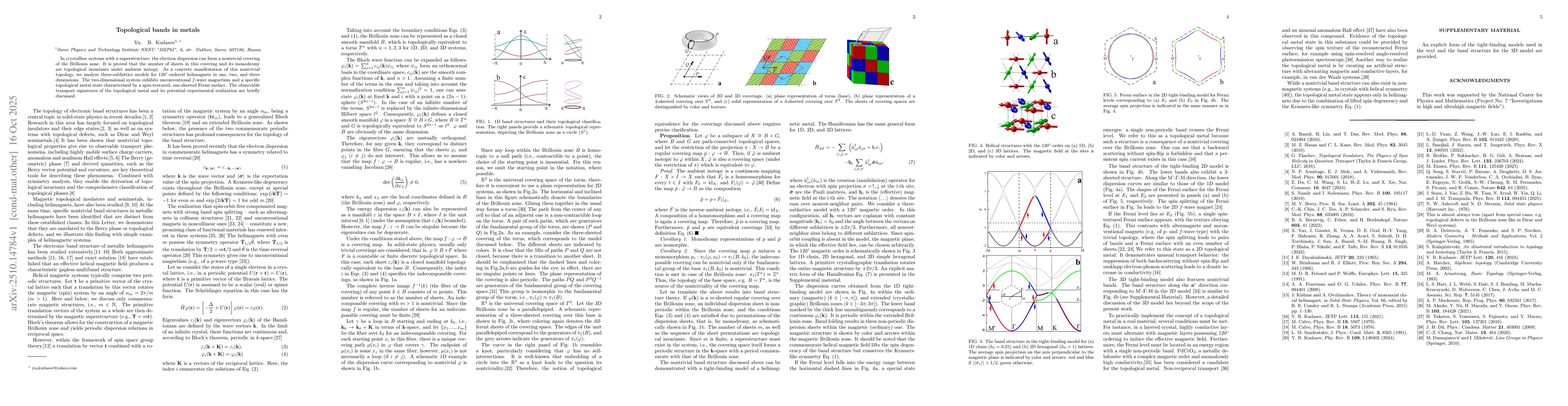 Thumbnail for Topological bands in metals