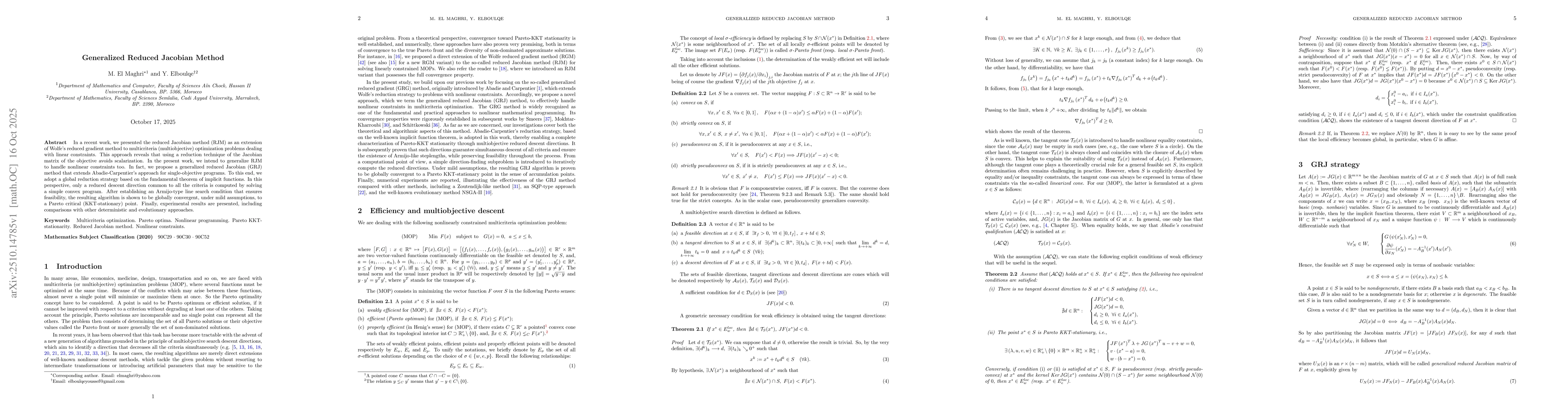 Thumbnail for Generalized Reduced Jacobian Method