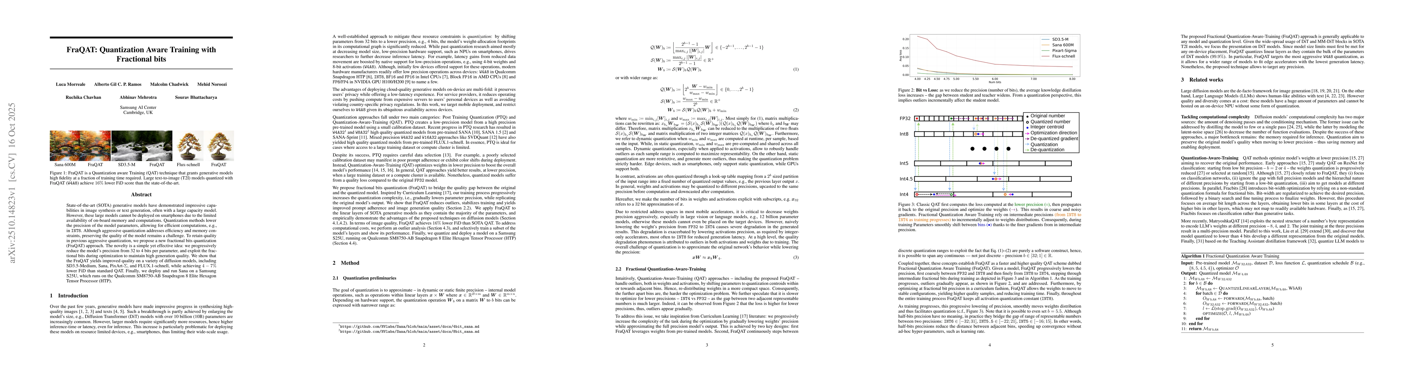 Thumbnail for FraQAT: Quantization Aware Training with Fractional bits