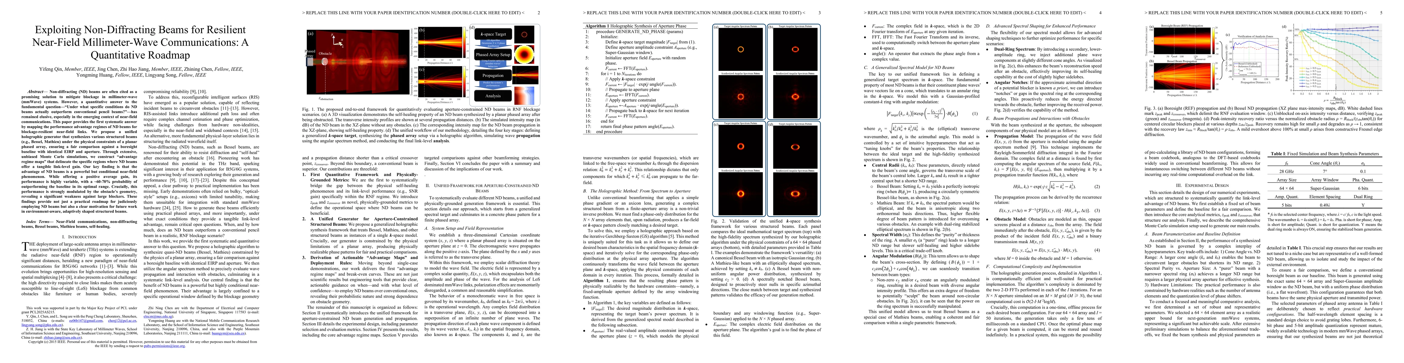 Thumbnail for Exploiting Non-Diffracting Beams for Resilient Near-Field
  Millimeter-Wave Communications A Quantitative Roadmap