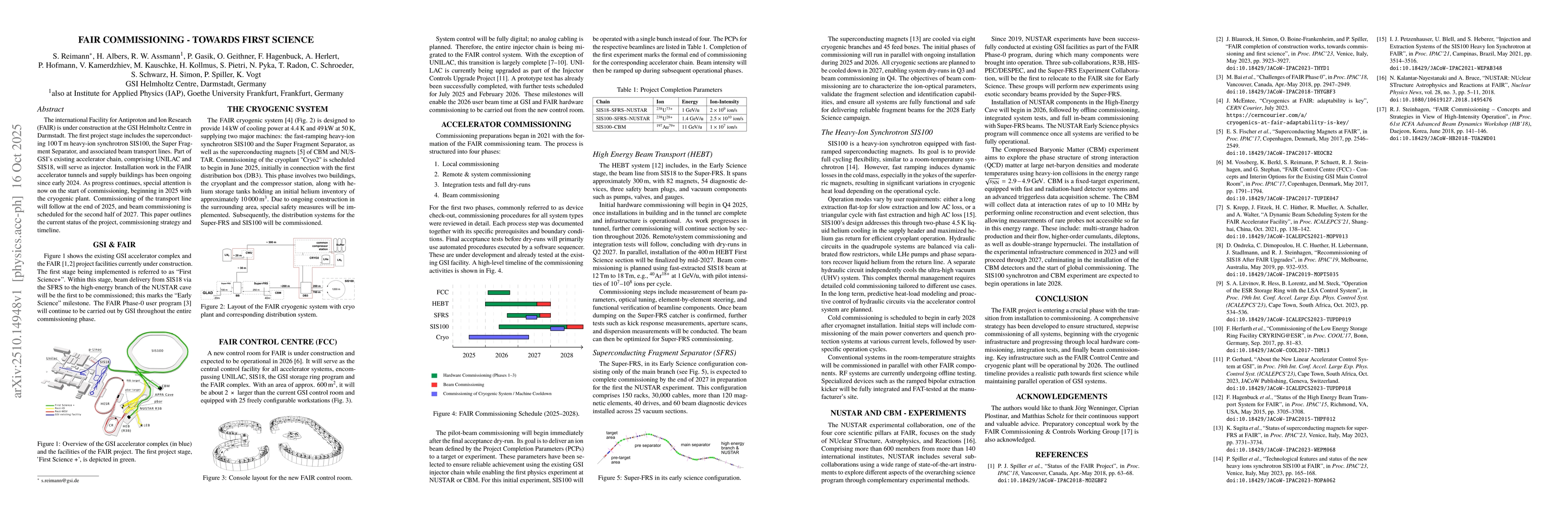 Thumbnail for FAIR Commissioning - Towards First Science