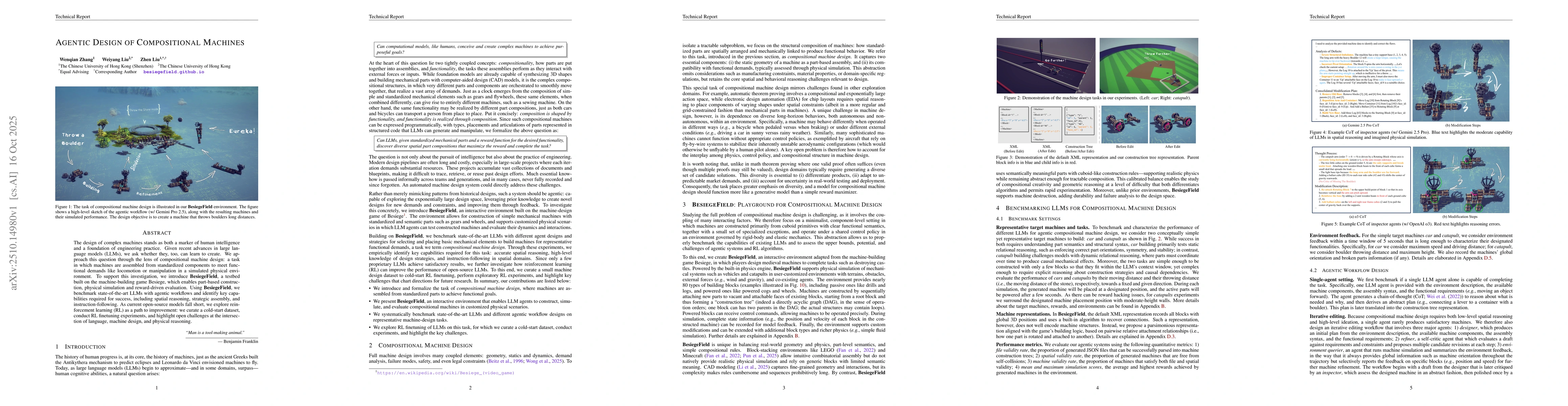 Thumbnail for Agentic Design of Compositional Machines