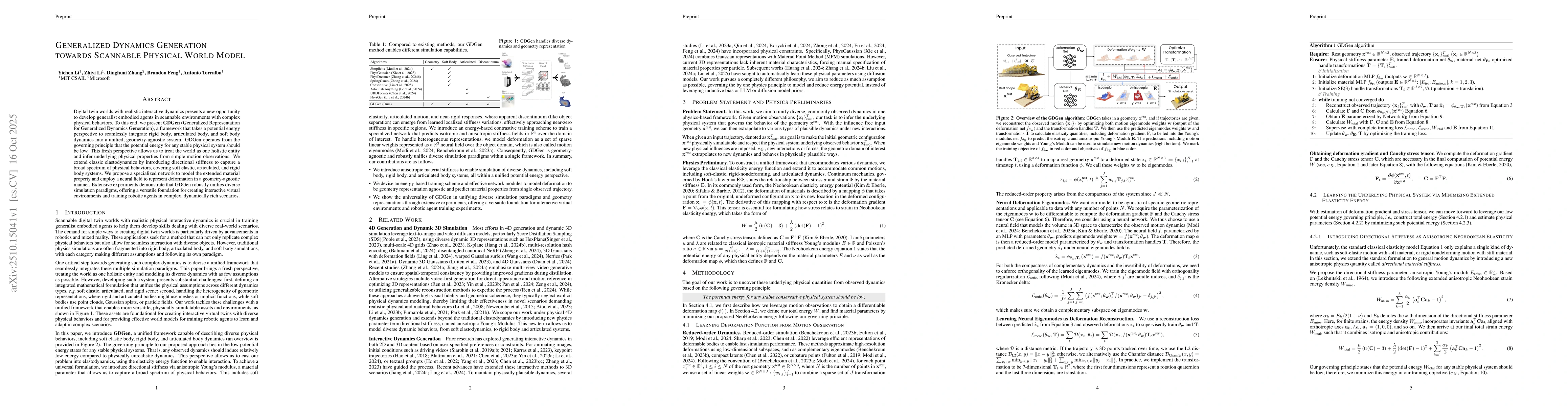 Thumbnail for Generalized Dynamics Generation towards Scannable Physical World Model