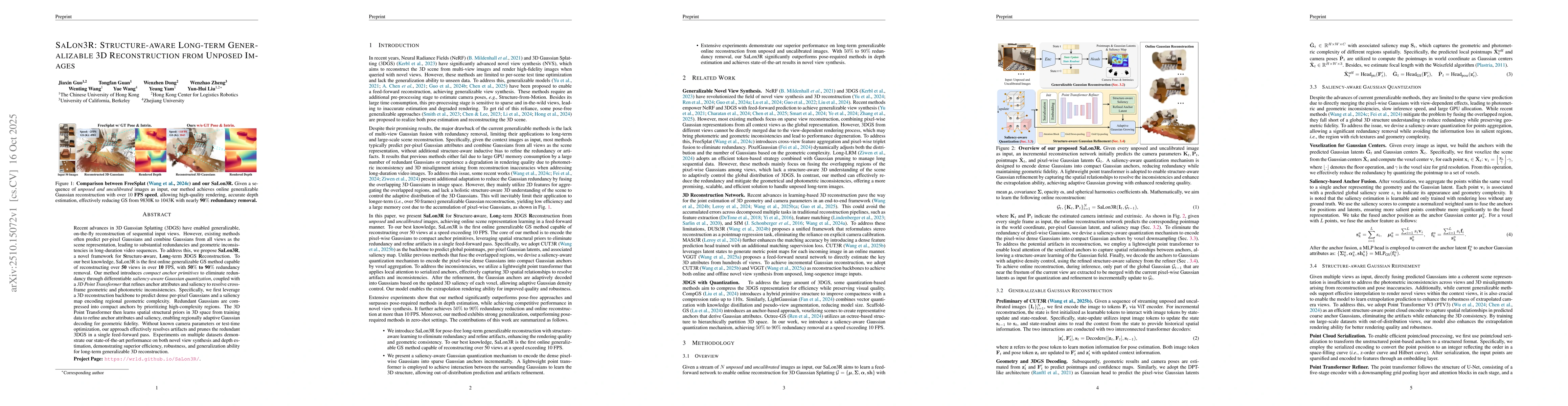 Thumbnail for SaLon3R: Structure-aware Long-term Generalizable 3D Reconstruction from
  Unposed Images