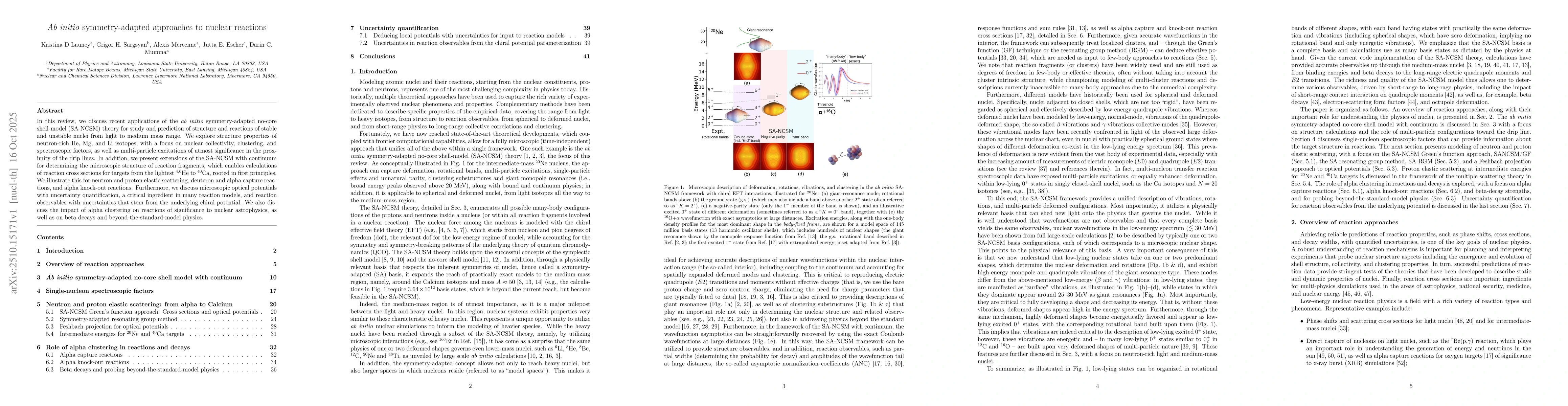 Thumbnail for Ab initio symmetry-adapted approaches to nuclear reactions