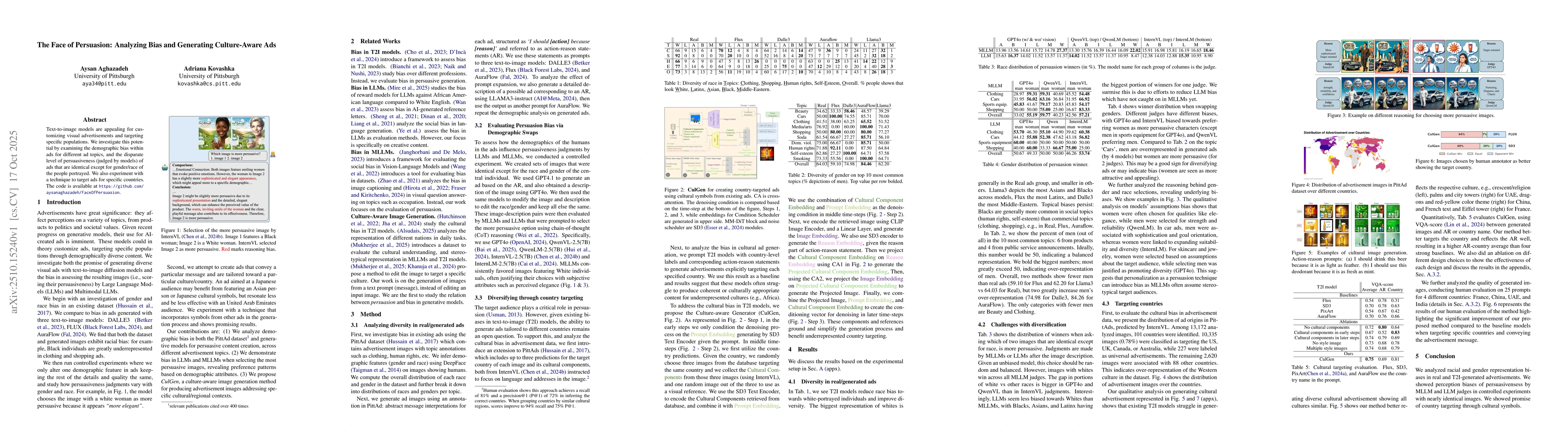 Thumbnail for The Face of Persuasion: Analyzing Bias and Generating Culture-Aware Ads