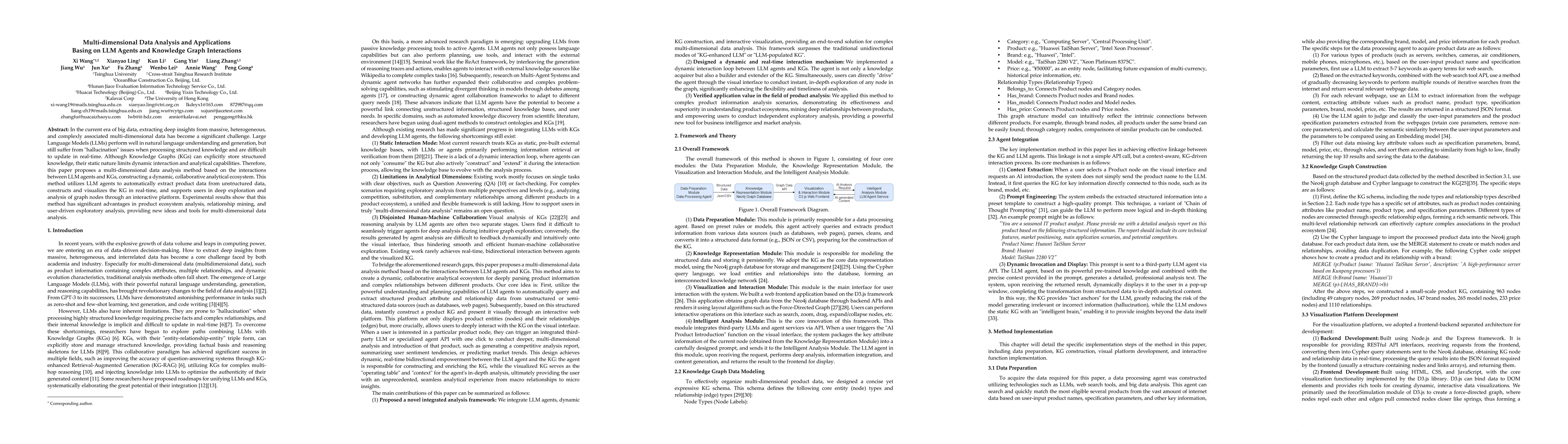 Thumbnail for Multi-dimensional Data Analysis and Applications Basing on LLM Agents
  and Knowledge Graph Interactions