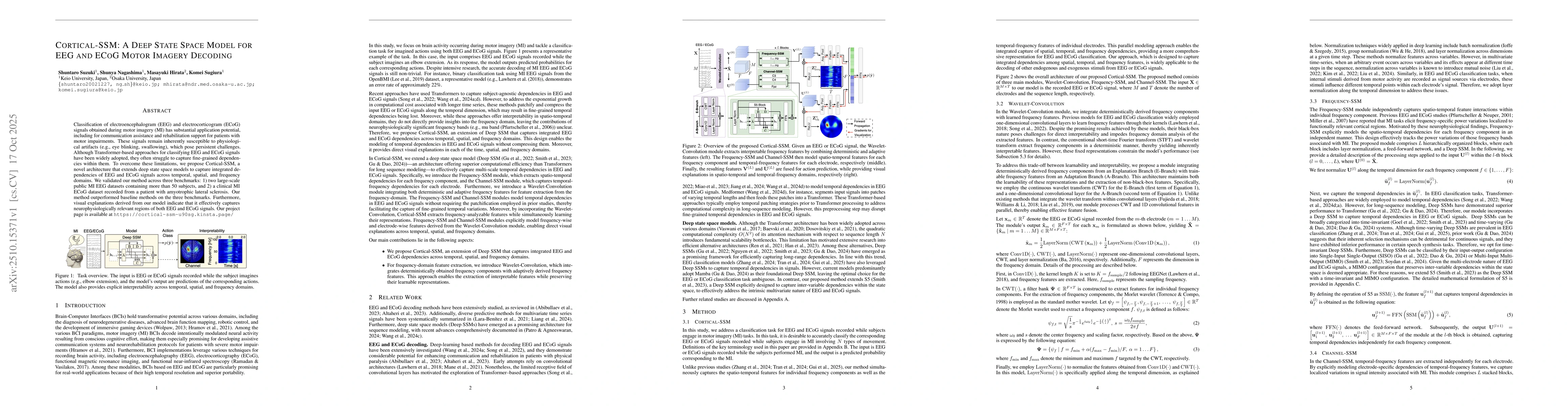 Thumbnail for Cortical-SSM: A Deep State Space Model for EEG and ECoG Motor Imagery
  Decoding