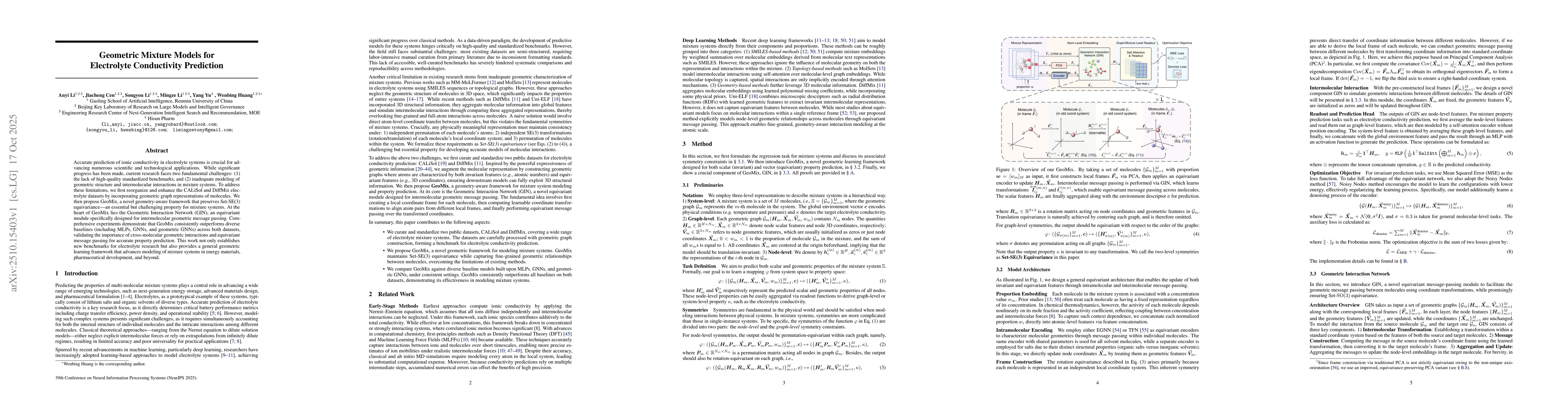 Thumbnail for Geometric Mixture Models for Electrolyte Conductivity Prediction