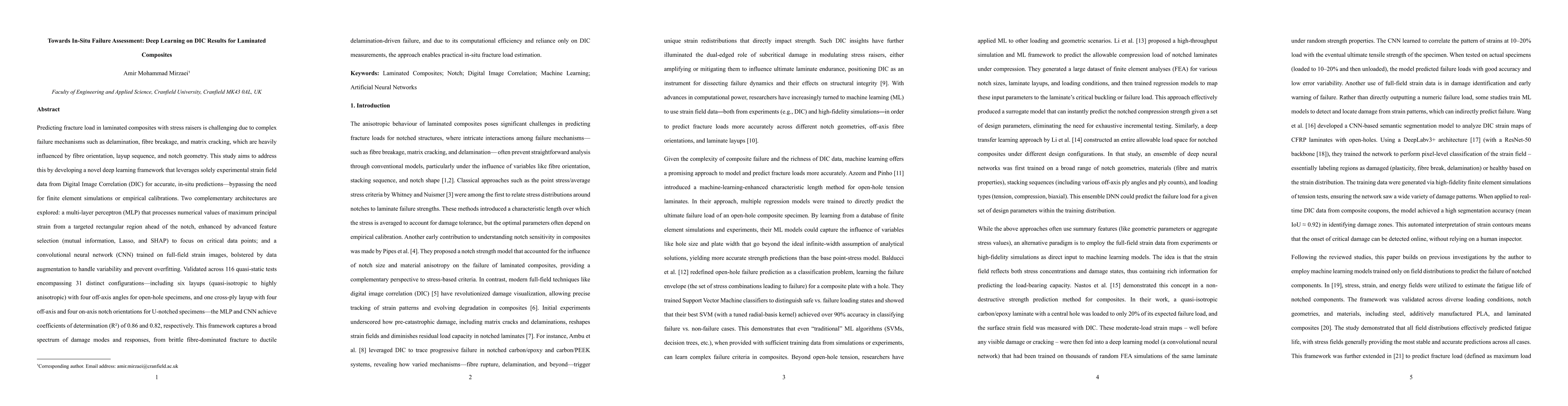 Thumbnail for Towards In-Situ Failure Assessment: Deep Learning on DIC Results for
  Laminated Composites