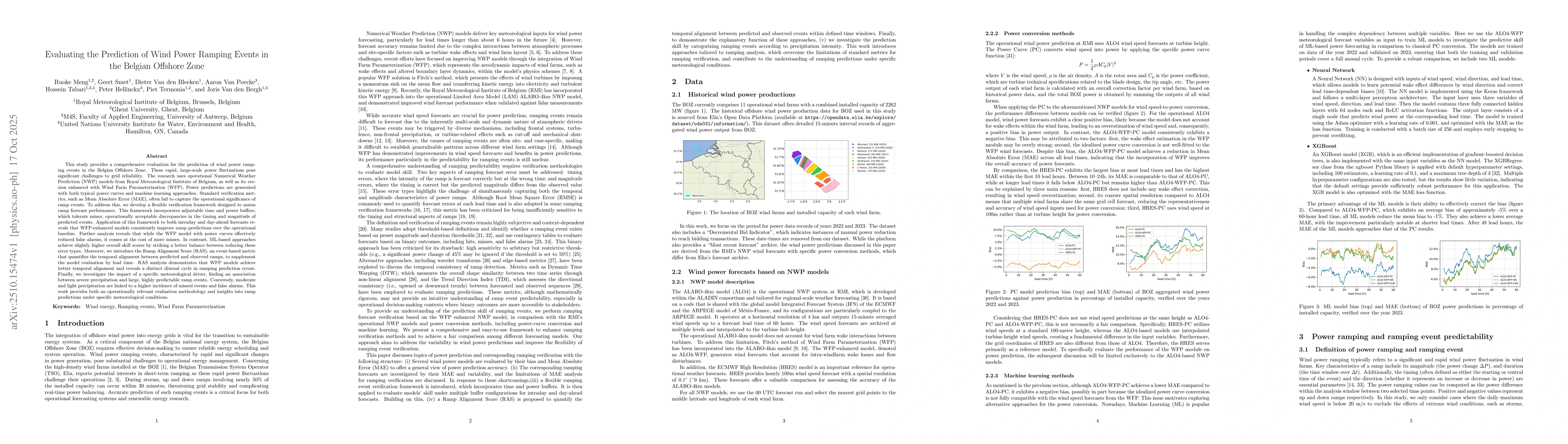 Thumbnail for Evaluating the Prediction of Wind Power Ramping Events in the Belgian
  Offshore Zone