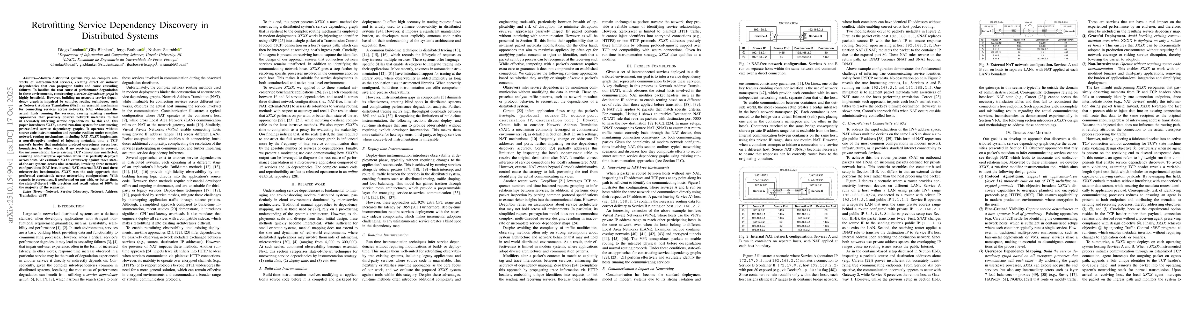 Thumbnail for Retrofitting Service Dependency Discovery in Distributed Systems