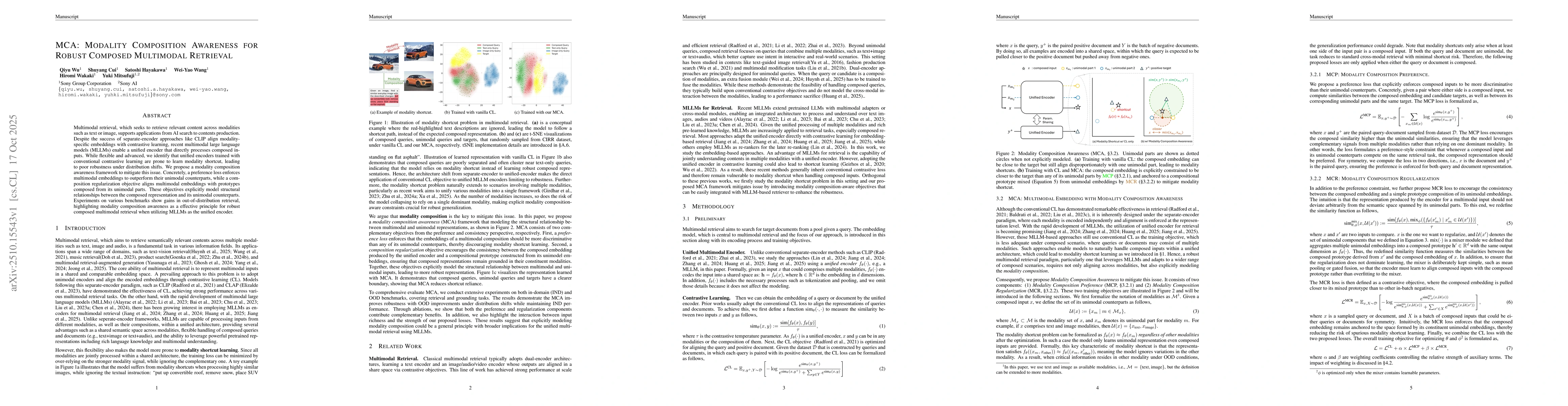 Thumbnail for MCA: Modality Composition Awareness for Robust Composed Multimodal
  Retrieval