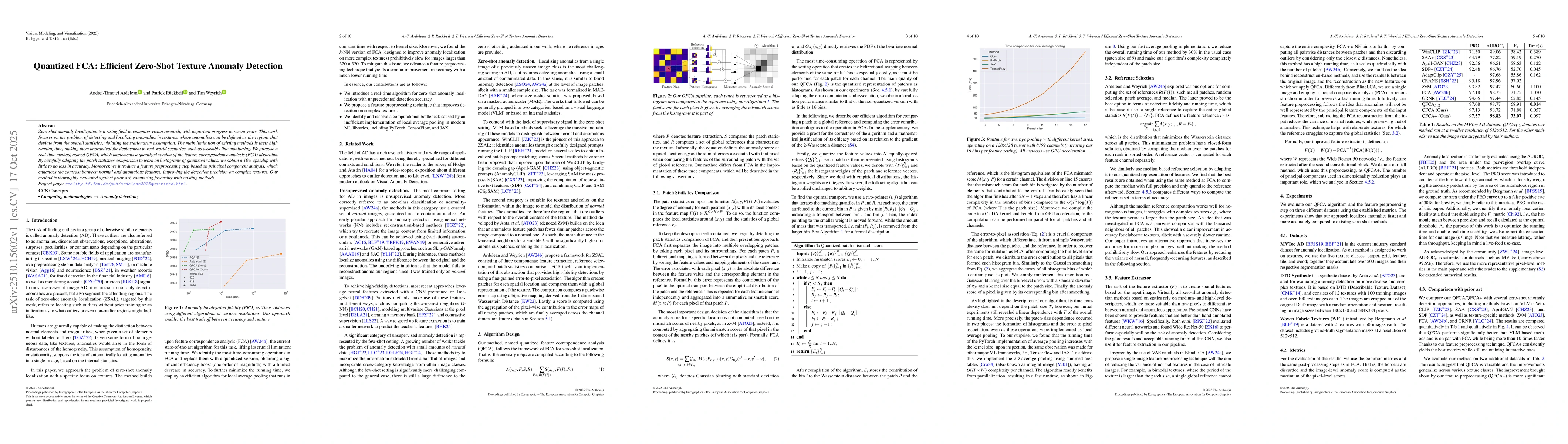 Thumbnail for Quantized FCA: Efficient Zero-Shot Texture Anomaly Detection