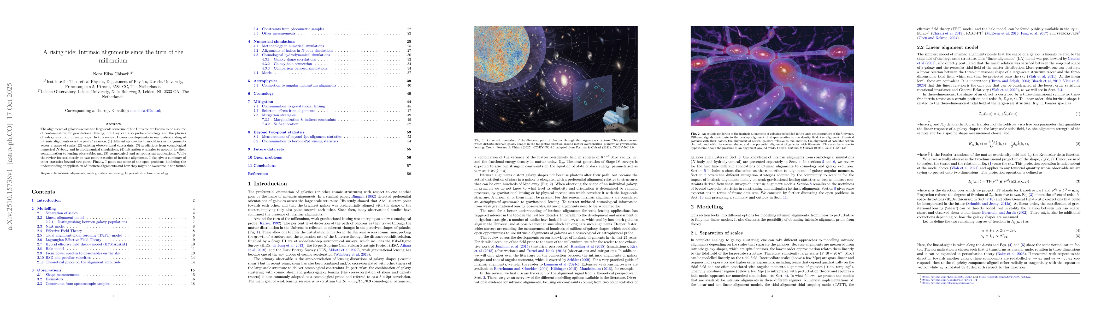 Thumbnail for A rising tide: Intrinsic alignments since the turn of the millennium