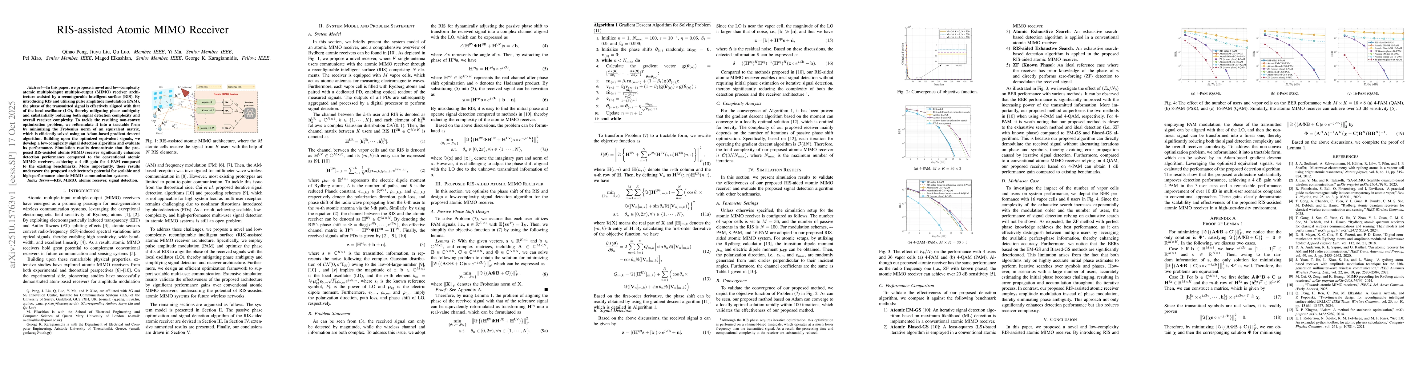 Thumbnail for RIS-assisted Atomic MIMO Receiver