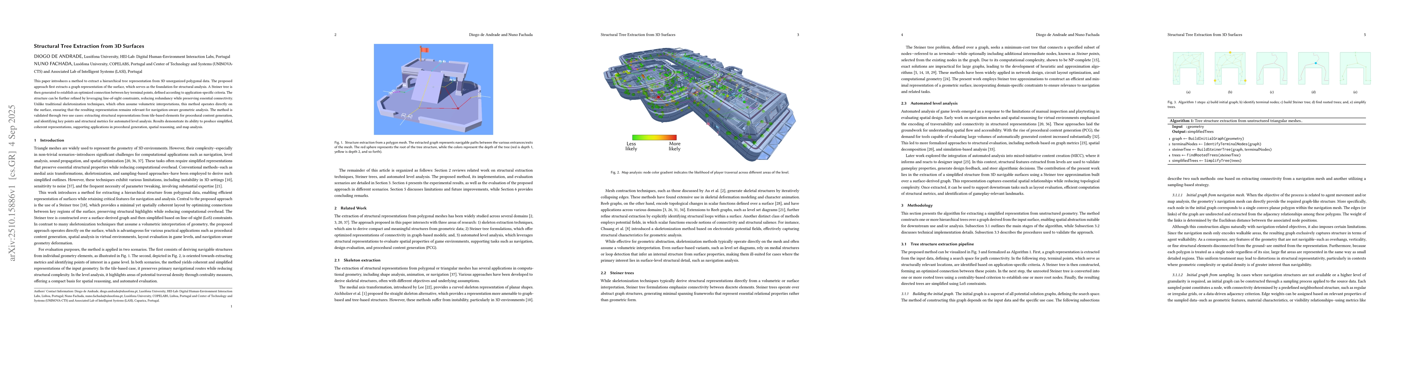 Thumbnail for Structural Tree Extraction from 3D Surfaces