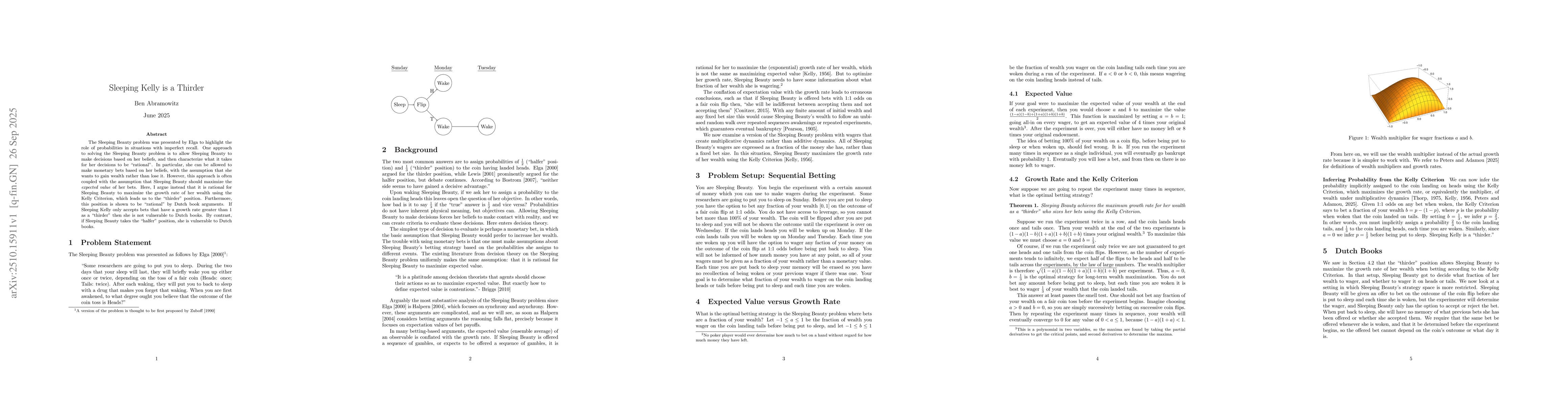 Thumbnail for Sleeping Kelly is a Thirder