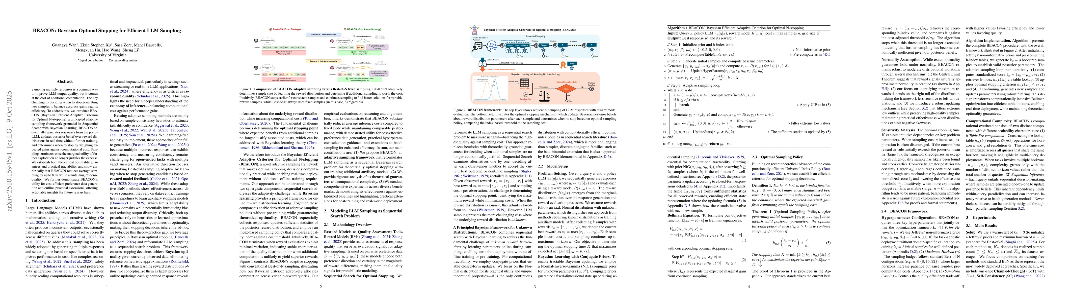 Thumbnail for BEACON: Bayesian Optimal Stopping for Efficient LLM Sampling