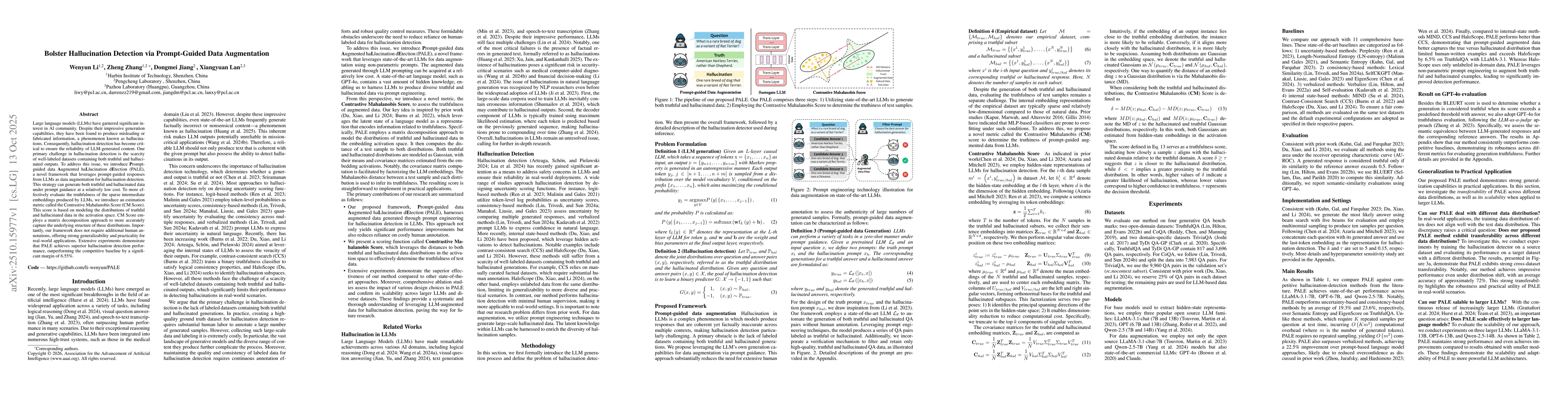 Thumbnail for Bolster Hallucination Detection via Prompt-Guided Data Augmentation