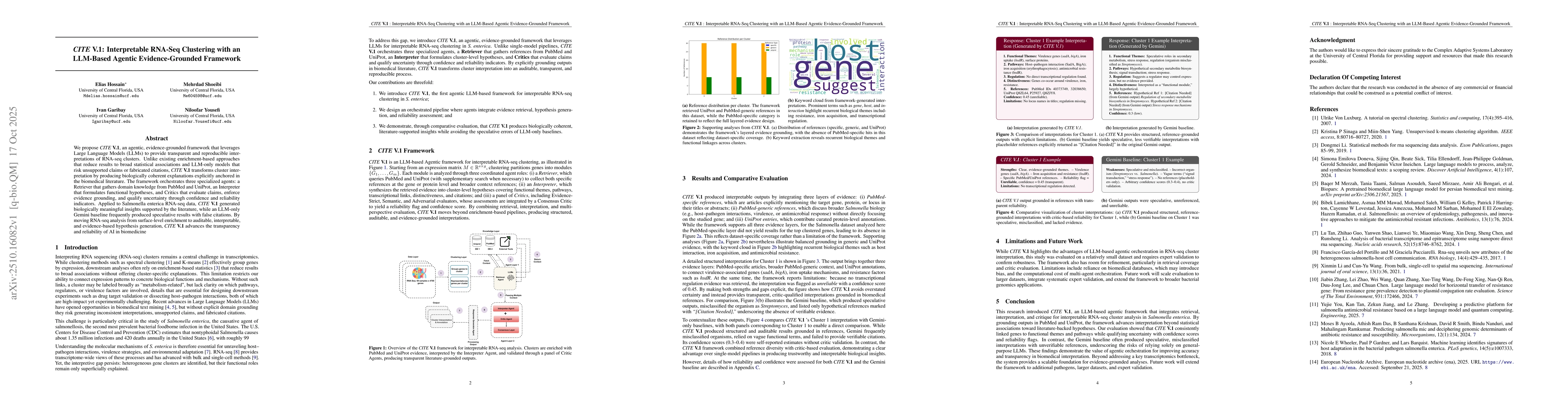 Thumbnail for Interpretable RNA-Seq Clustering with an LLM-Based Agentic
  Evidence-Grounded Framework