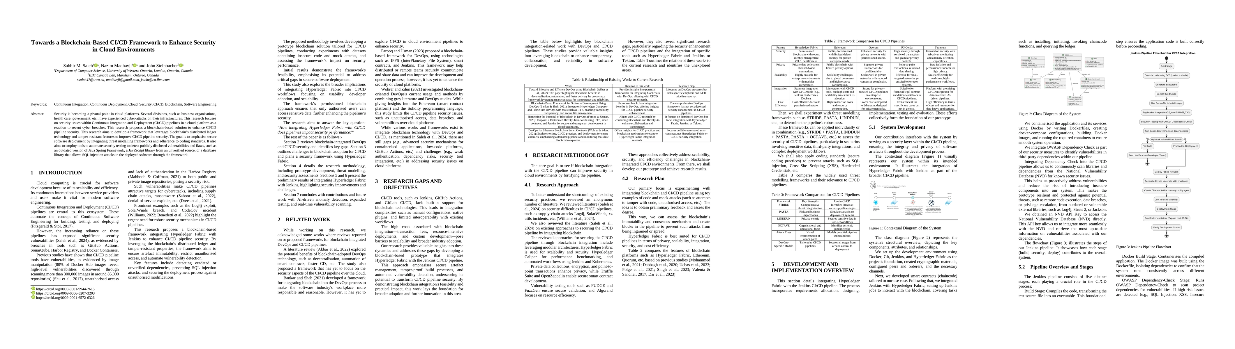 Thumbnail for Towards a Blockchain-Based CI/CD Framework to Enhance Security in Cloud
  Environments