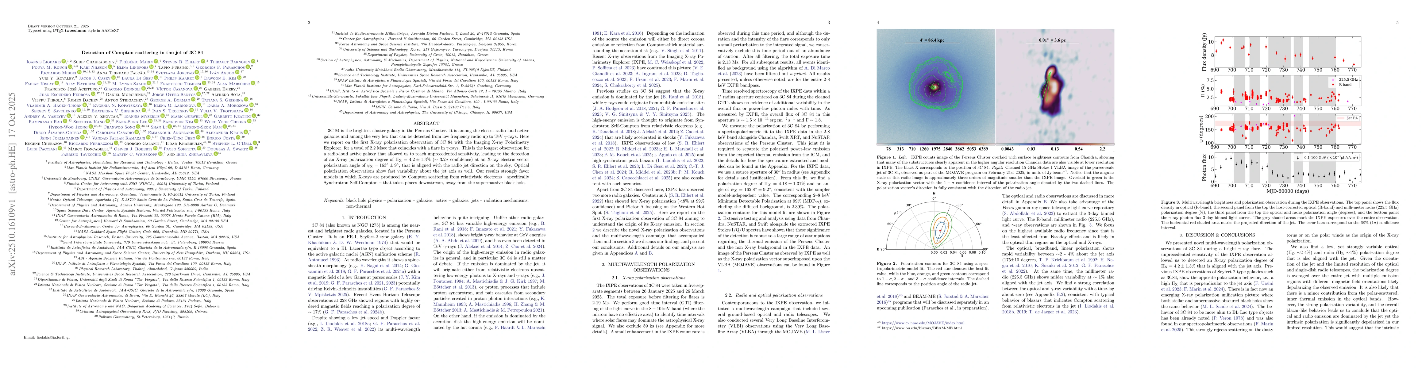 Thumbnail for Detection of Compton scattering in the jet of 3C 84