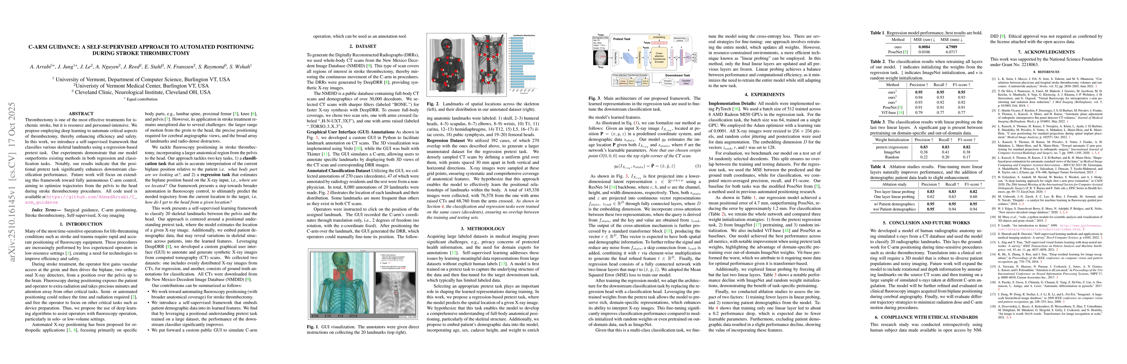 Thumbnail for C-arm Guidance: A Self-supervised Approach To Automated Positioning
  During Stroke Thrombectomy