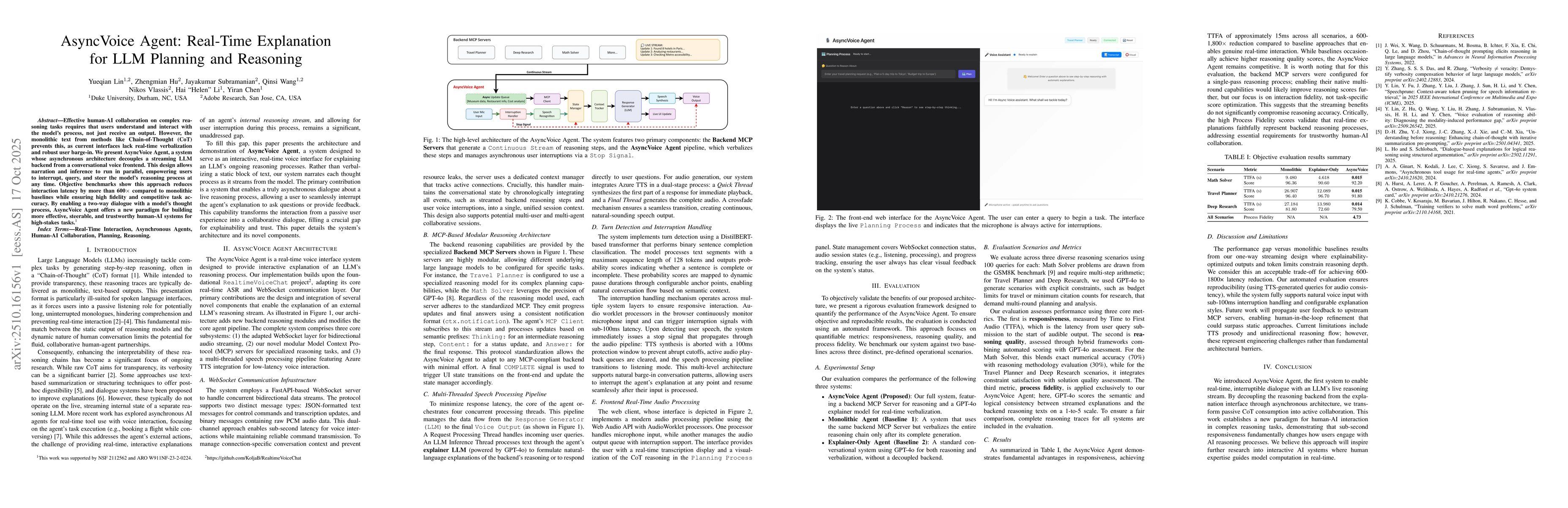 Thumbnail for AsyncVoice Agent: Real-Time Explanation for LLM Planning and Reasoning
