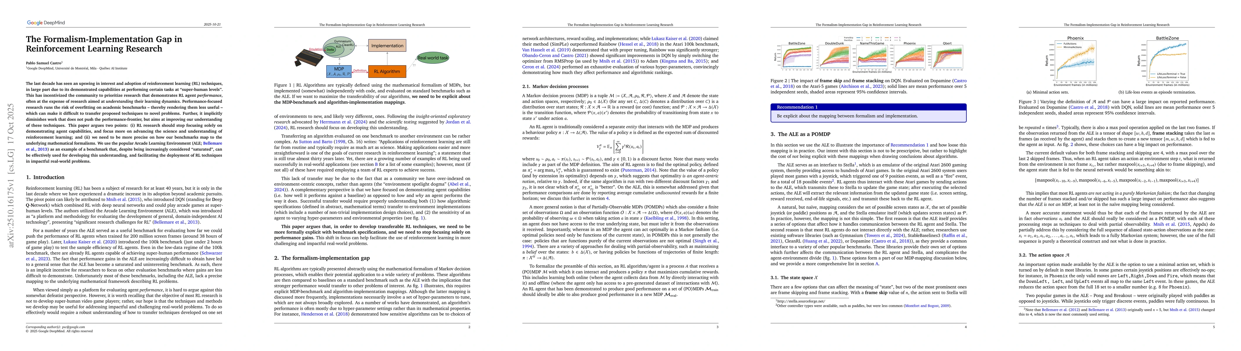 Thumbnail for The Formalism-Implementation Gap in Reinforcement Learning Research